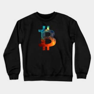 Bitcoin logo t-shirt Crewneck Sweatshirt